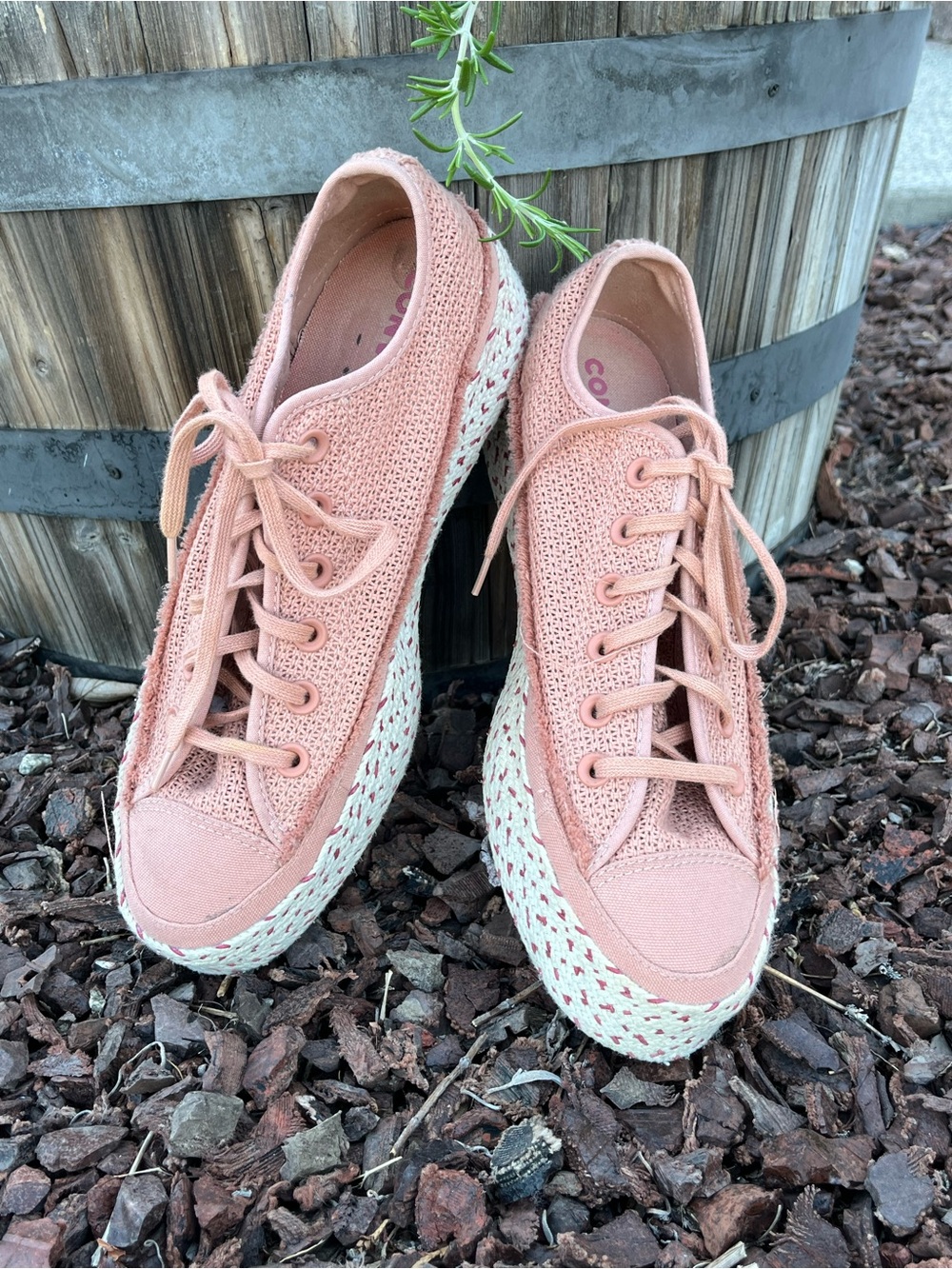 Converse Sneakers Chuck Taylor All Star Breezy Espadrille Low To Cove Pink W9.5